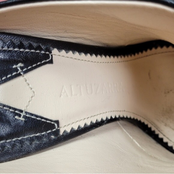 Altuzarra solid black leather Davidson heeled mules - Picture 9 of 12